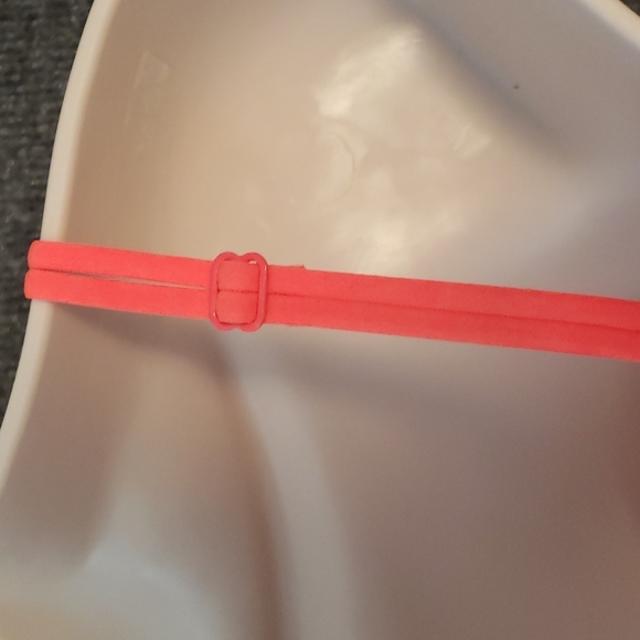 Victoria's Secret Very Sexy Push Up Bra Vibrant Orange Animal Print Lace Accent - Picture 9 of 10